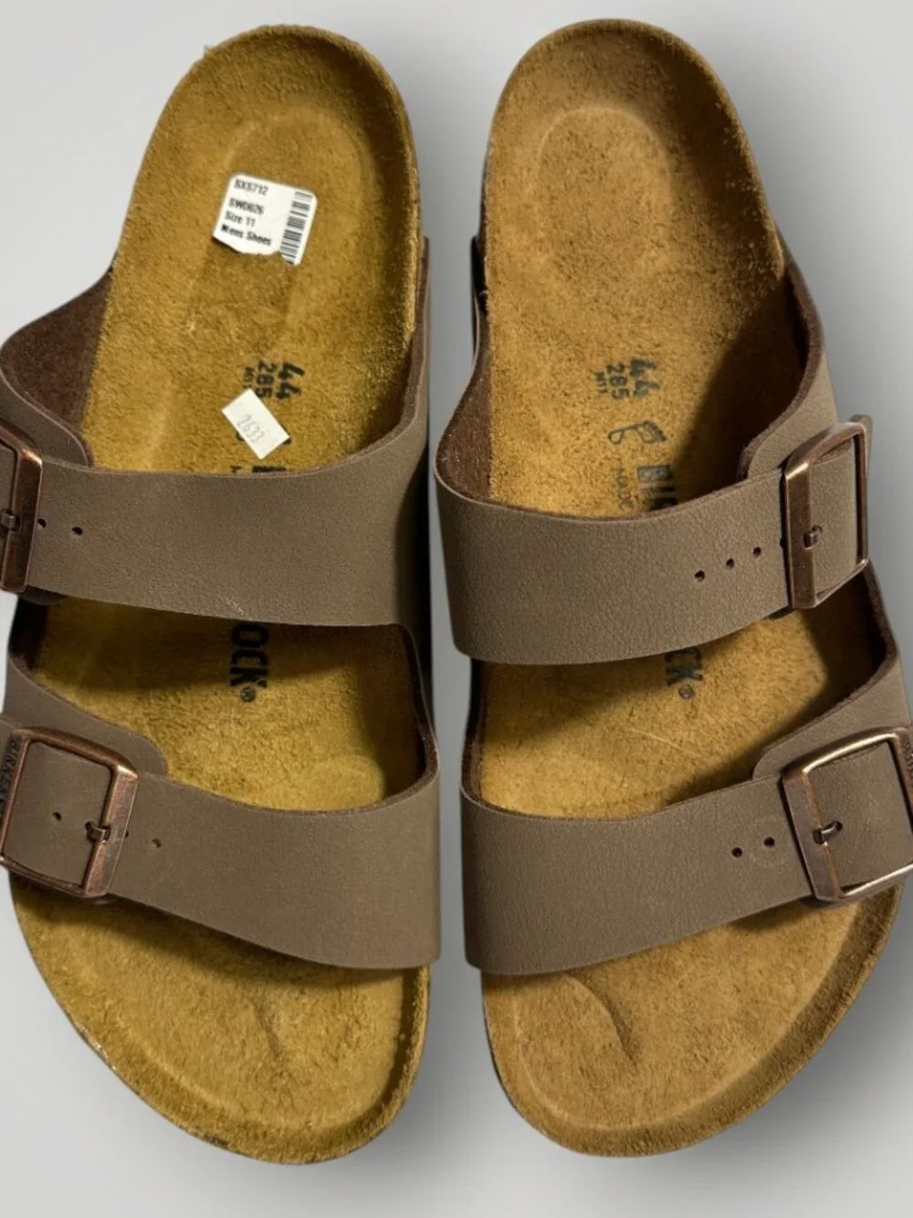 BIRKENSTOCK ARIZONA SIZE 44 M-11 Brown No Box